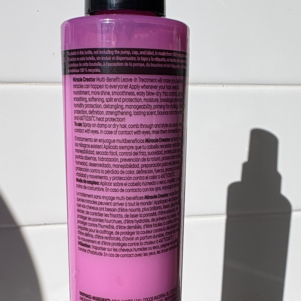 Matrix Miracle Creator Multi-Tasking Leave-In Conditioner Spray 6.8oz NEW - Picture 4 of 6